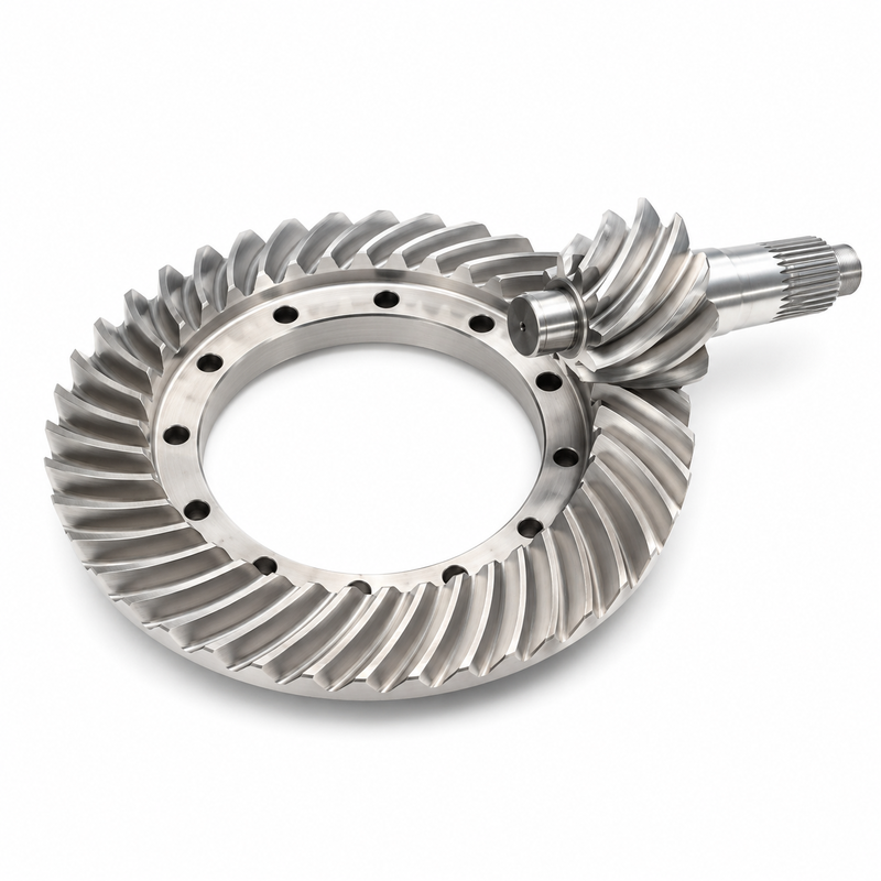 Alta precisione 20CrMnTi Spiral Bevel Gear Set con diametro di passo personalizzabile per scatola di trasmissione